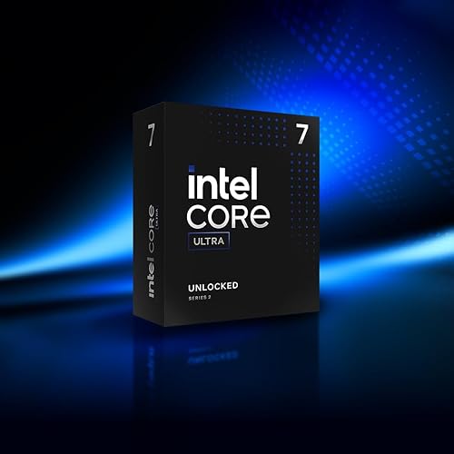 INTEL CORE ULTRA 7 DESKTOP CPU 265K - 20 CORES 8 P 12 E UP TO 5.5 GHZ PERFORMANCE PROCESSOR
