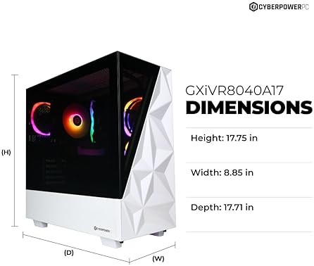 CYBERPOWERPC GAMER XTREME VR PC INTEL I7-14700F RTX 4060 TI 16GB DDR5 1TB SSD WIN 11