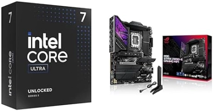 INTEL ULTRA 7 20-CORE CPU ASUS ROG STRIX Z890-E WIFI7 DDR5 GAMING ATX MOTHERBOARD BUNDLE