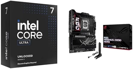 INTEL CORE I7-13700KF 20-CORE CPU ASUS ROG MAXIMUS Z890 HERO DDR5 WIFI 7 ATX MOTHERBOARD BUNDLE