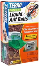 TERRO T1804-6 OUTDOOR LIQUID ANT BAIT STATIONS KILLS HOUSEHOLD ANTS 4 READY-TO-USE TRAPS