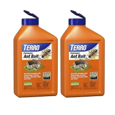 TERRO T2600 OUTDOOR ANT BAIT PLUS KILLS CARPENTER ANTS, ROACHES INSECTS 2 PACK 4 LBS