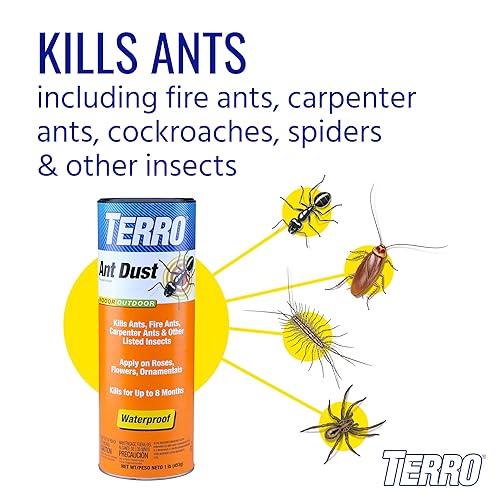 TERRO T600 ANT INSECT KILLER POWDER 1LB KILLS ANTS, ROACHES, SPIDERS INDOORS OUTDOORS