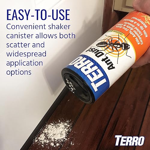 TERRO T600 ANT INSECT KILLER POWDER 1LB KILLS ANTS, ROACHES, SPIDERS INDOORS OUTDOORS