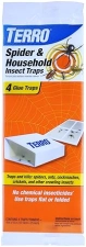 TERRO T3206 INDOOR SPIDER INSECT STICKY TRAPS 4 COUNT PACK OF 1