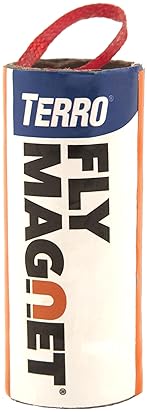 TERRO T518 FLY MAGNET STICKY TRAP, INDOOR HANGING HOUSEFLY CATCHER, 8-COUNT PACK