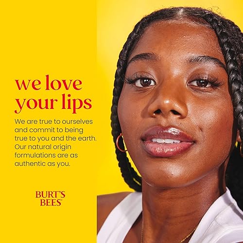 BURTS BEES VANILLA BEAN LIP BALM, NATURAL MOISTURIZER, TINT-FREE, 2 PACK, 0.15 OZ EACH