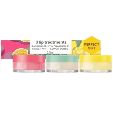 BURTS BEES 3-PACK LIP SLEEPING MASK SET HYDRATING EXFOLIATING SCRUB STOCKING STUFFERS