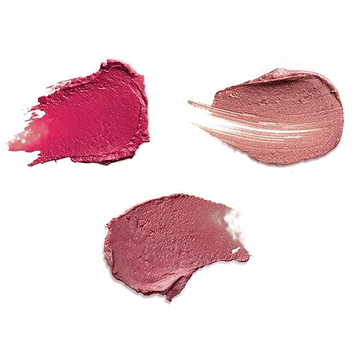 BURTS BEES NUDE LIP SHIMMER TRIO MOISTURIZING TINTED BALM, NATURAL GLOW, 3 X 0.09 OZ