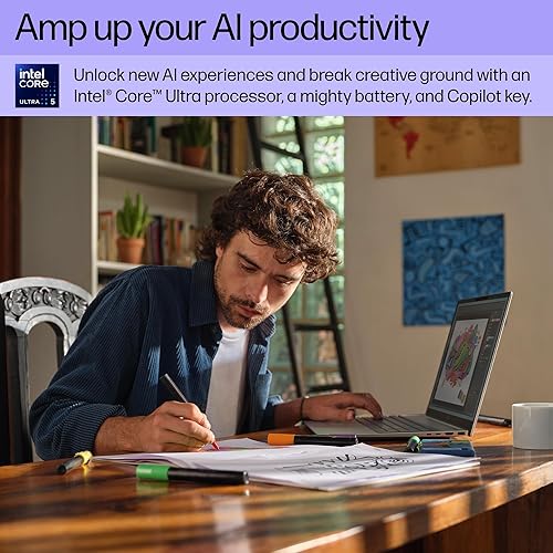 HP OMNIBOOK 5 16 INCH AI PC, 2K TOUCHSCREEN DISPLAY, INTEL CORE ULTRA 5 225U, 16 GB RAM, 512 GB SSD,