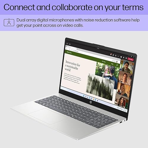 HP 15.6 INCH LAPTOP, HD TOUCHSCREEN DISPLAY, AMD RYZEN 3 7320U, 8 GB RAM, 256 GB SSD, AMD RADEON GRA