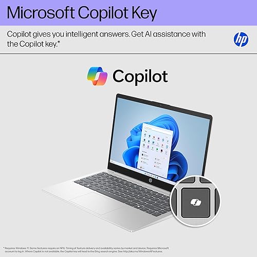 HP 14 INCH LAPTOP, HD TOUCHSCREEN DISPLAY, AMD RYZEN 5 7520U, 8 GB RAM, 512 GB SSD, AMD RADEON GRAPH