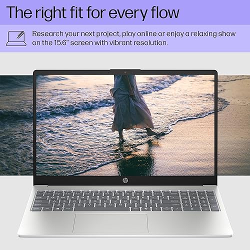 HP 15.6 INCH LAPTOP, HD TOUCHSCREEN DISPLAY, AMD RYZEN 5 7520U, 8 GB RAM, 512 GB SSD, AMD RADEON GRA