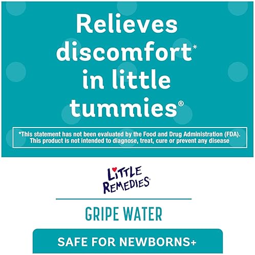 LITTLE REMEDIES GRIPE WATER FOR NEWBORNS ALCOHOL GLUTEN FREE, NO ARTIFICIAL COLORS, 4 OZ