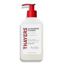 THAYERS PH BALANCING ALOE VERA FACE WASH GENTLE HYDRATING CLEANSER FOR ALL SKIN TYPES, 8 OZ