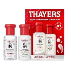 THAYERS PURIFY HYDRATE SKIN CARE SET WITH ROSE PETAL MILKY TONER FOR 48H HYDRATION