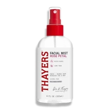 THAYERS ALCOHOL-FREE WITCH HAZEL FACIAL MIST TONER WITH ALOE VERA, ROSE PETAL, SOOTHING AND HYDRATIN