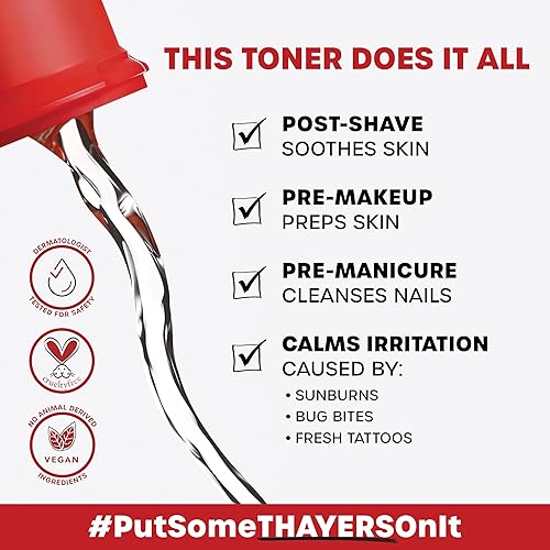 THAYERS ALCOHOL-FREE WITCH HAZEL FACIAL TONER WITH ALOE VERA CUCUMBER, 3 OZ TRIAL SIZE