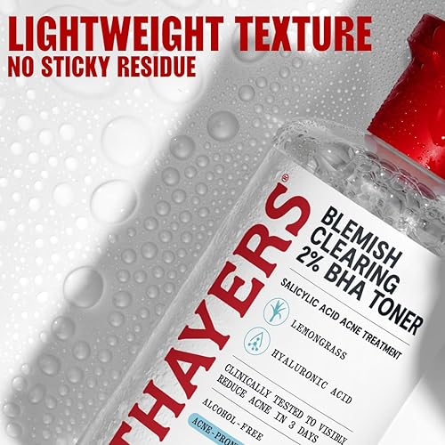 THAYERS 2 SALICYLIC ACID BLEMISH CLEARING TONER FOR ACNE, SOOTHING NON-STRIPPING SKIN, 12OZ