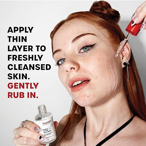 THAYERS ACNE SERUM WITH 2 SALICYLIC ACID NIACINAMIDE SOOTHING ACNE TREATMENT, 1 OZ