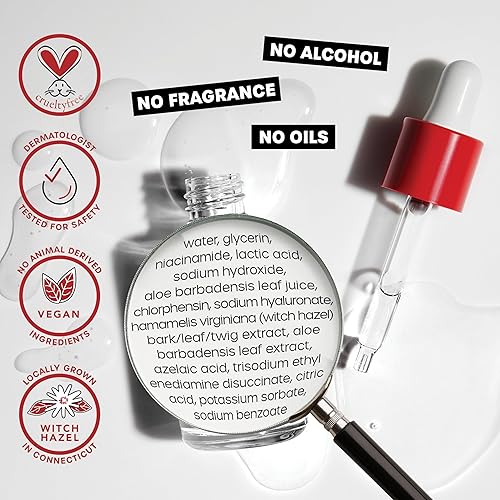 THAYERS ACNE SERUM WITH 2 SALICYLIC ACID NIACINAMIDE SOOTHING ACNE TREATMENT, 1 OZ