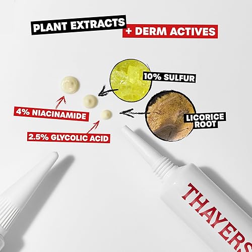 THAYERS 2 SALICYLIC ACID TONER 10 SULFUR ACNE TREATMENT SOOTHING BLEMISH CARE