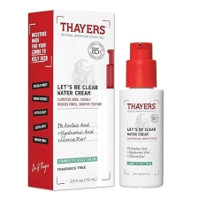 THAYERS LETS BE CLEAR FACE CREAM WITH AZELAIC HYALURONIC ACID, MOISTURIZER FOR OILY SKIN, 2.5 OZ