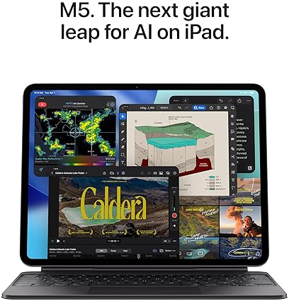 APPLE IPAD PRO 13 M5 SILVER, 256GB, ULTRA RETINA XDR, 12MP CAMERAS, LIDAR, WI-FI 7, FACE ID