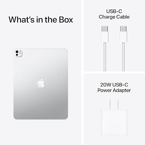APPLE IPAD PRO 13 M5 SILVER, 256GB, ULTRA RETINA XDR, 12MP CAMERAS, LIDAR, WI-FI 7, FACE ID