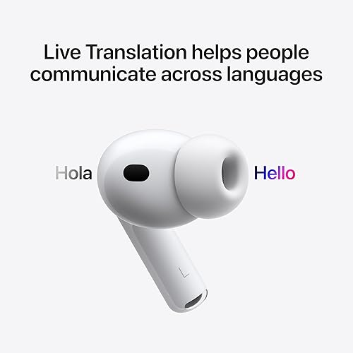 APPLE AIRPODS PRO 3 WIRELESS EARBUDS WITH ANC, HEART RATE, LIVE TRANSLATION, SPATIAL AUDIO, USB-C