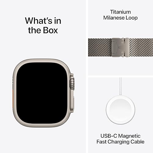 APPLE WATCH ULTRA 3 GPS CELLULAR 49MM TITANIUM CASE MULTISPORT SMARTWATCH WITH HEALTH TRACKING