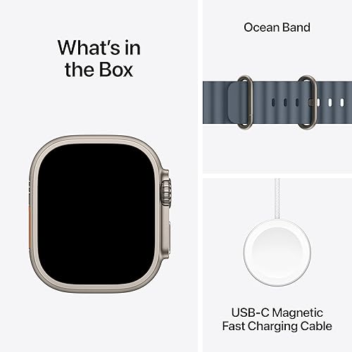 APPLE WATCH ULTRA 3 GPS CELLULAR 49MM TITANIUM CASE BLUE OCEAN BAND MULTISPORT SMARTWATCH