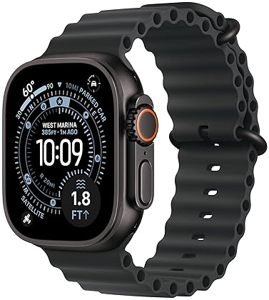APPLE WATCH ULTRA 3 GPS CELLULAR 49MM TITANIUM CASE BLACK OCEAN BAND MULTISPORT SMARTWATCH