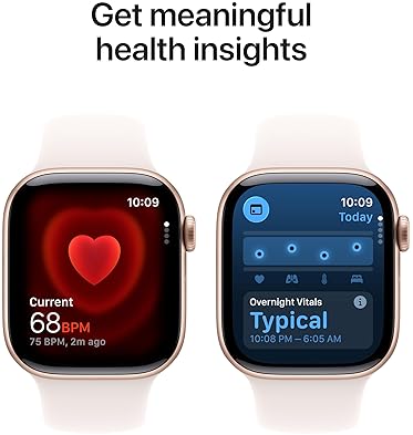APPLE WATCH SERIES 11 GPS 42MM ROSE GOLD ALUMINUM WITH LIGHT BLUSH SPORT BAND FITNESS, SLEEP, HEALTH