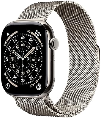 APPLE WATCH SERIES 11 GPS CELLULAR 46MM TITANIUM CASE MILANESE LOOP SMARTWATCH, HEALTH FITNESS