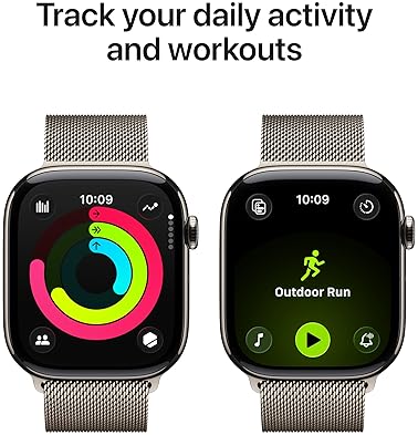 APPLE WATCH SERIES 11 GPS CELLULAR 46MM TITANIUM CASE MILANESE LOOP SMARTWATCH, HEALTH FITNESS