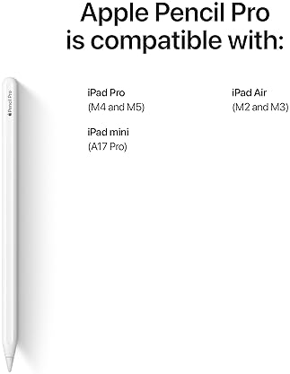 APPLE PENCIL PRO LATEST MODEL WITH TILT PRESSURE SENSITIVITY, MAGNETIC CHARGING, COMPATIBLE