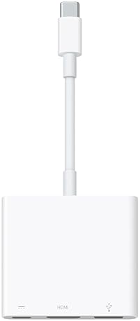 APPLE USB-C DIGITAL AV MULTIPORT ADAPTER HDMI, USB, AND USB-C CHARGING PORT FOR MACBOOK