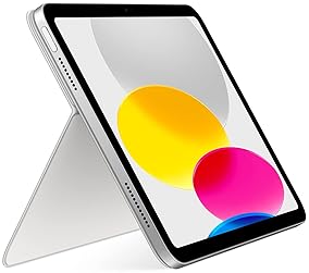 APPLE MAGIC KEYBOARD FOLIO FOR IPAD 10TH GEN A16 DETACHABLE CASE WITH TRACKPAD, WHITE