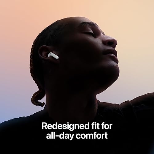 APPLE AIRPODS 4 WIRELESS EARBUDS WITH H2 CHIP, SPATIAL AUDIO, USB-C CASE, SWEAT RESISTANT