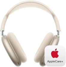 APPLE AIRPODS MAX WIRELESS OVER-EAR HEADPHONES WITH ANC, SPATIAL AUDIO STARLIGHT APPLECARE
