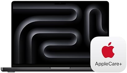 APPLE 2024 MACBOOK PRO 14.2 M4 CHIP 10-CORE CPU GPU, 16GB RAM, 1TB SSD, SPACE BLACK APPLECARE