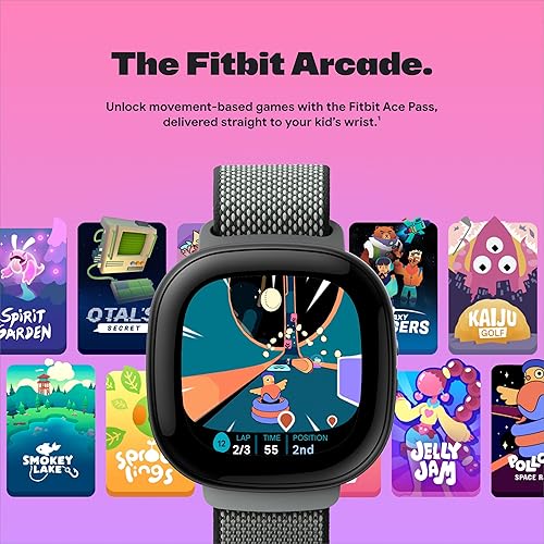 FITBIT GOOGLE ACE LTE KIDS SMARTWATCH WITH CALL, GPS, MESSAGES ACTIVITY GAMES - ACE PASS