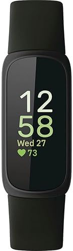FITBIT INSPIRE 3 FITNESS TRACKER WITH HEART RATE, SLEEP, STRESS WORKOUT TRACKING MIDNIGHT BLACK