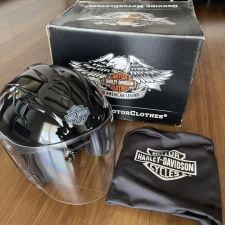 HARLEY-DAVIDSON HELMET HLMT-3/4,W/RETR.SUNSHI