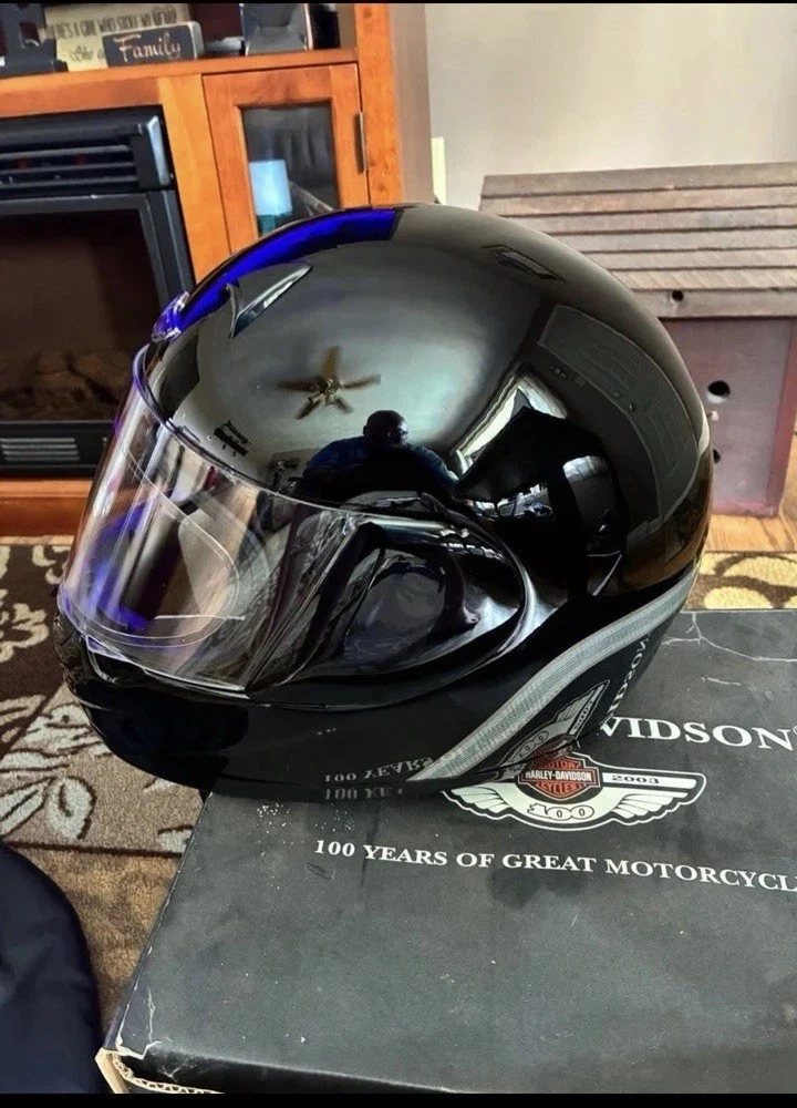 HARLEY DAVIDSON HELMET XXL 100TH ANNIVERSARY EDITION (BLACK)