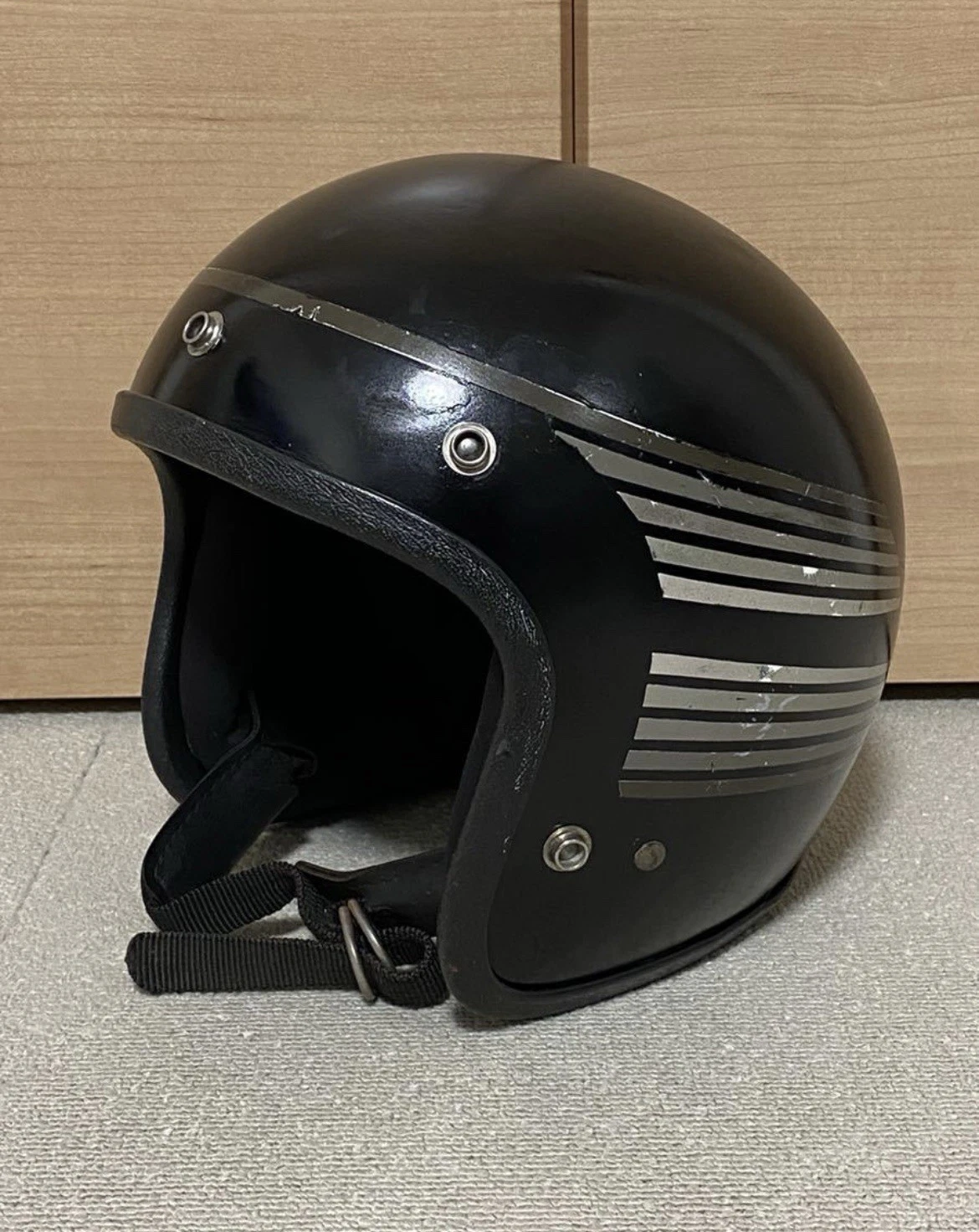 HARLEY DAVIDSON VINTAGE HELMET ARTHUR FULMER BUCO BELL1
