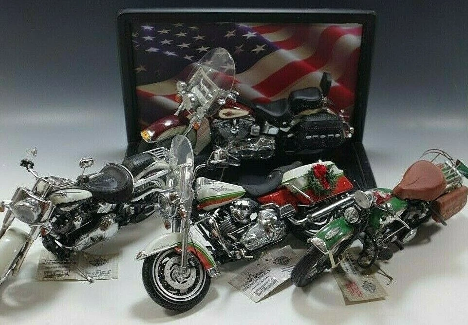 HARLEY DAVIDSON 1:10 SCALE MISSING PARTS LIMITED EDITIONS 4 FRANKLIN MINT