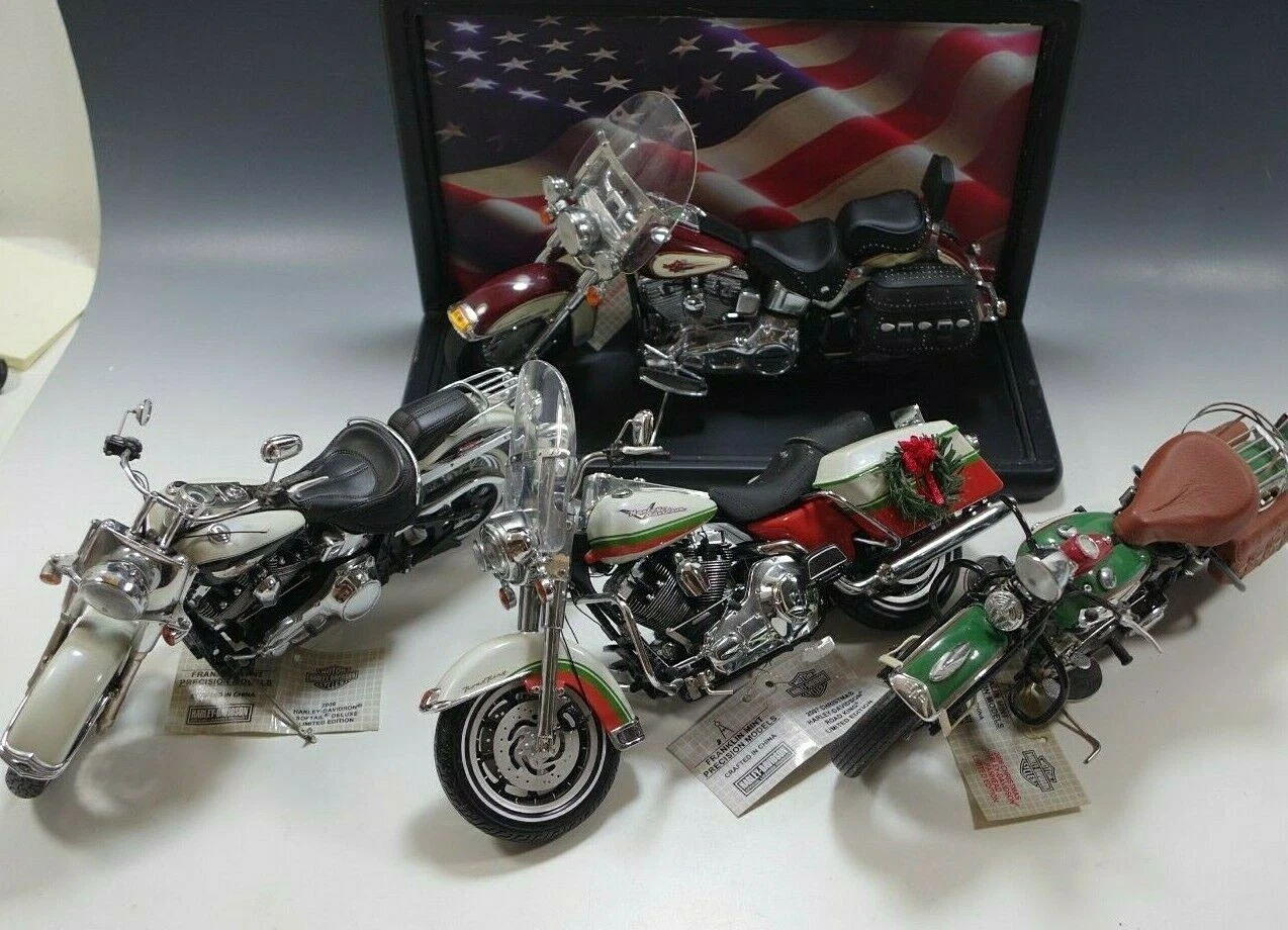 HARLEY DAVIDSON 1:10 SCALE MISSING PARTS LIMITED EDITIONS 4 FRANKLIN MINT