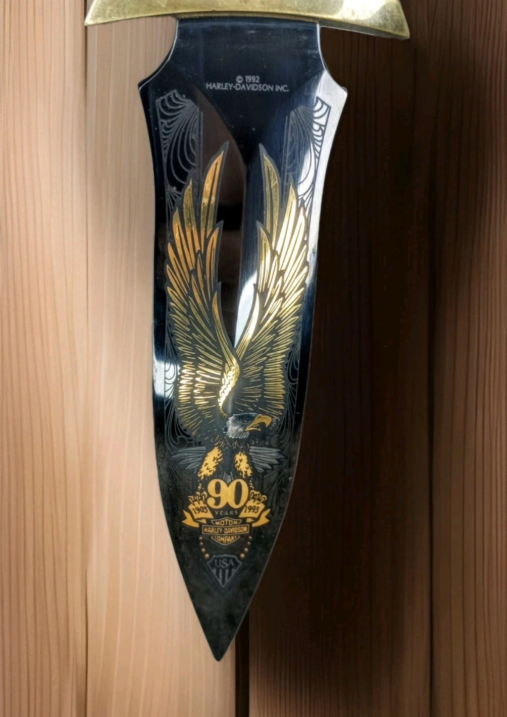 HARLEY DAVIDSON GERBER COLLECTOR KNIFE 1992 90TH ANNIVERSARY 270/500